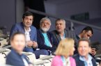 حضور دنیامالی و پولادگر در ورزشگاه استادوفرانس