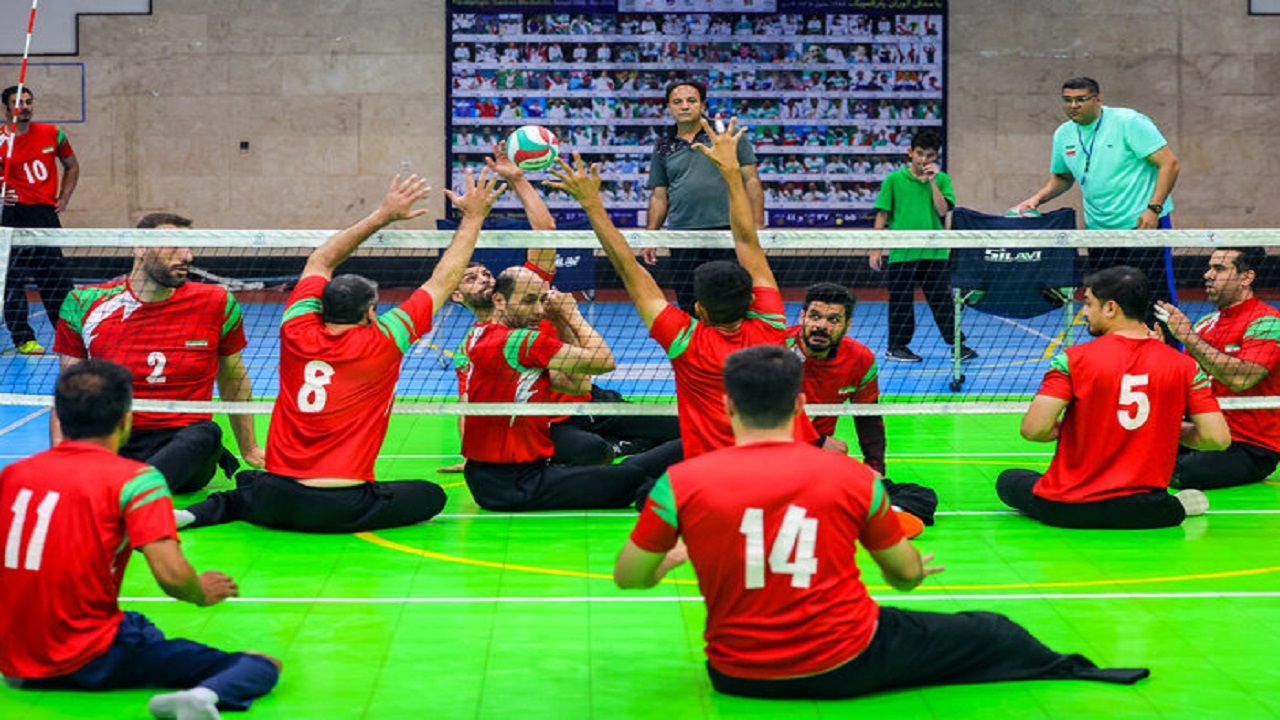پیروزی تیم ملی والیبال نشسته مردان برابر تیم برزیل 