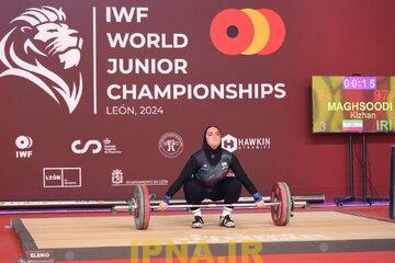 پنجمی دختر وزنه‌بردار ایران در قهرمانی جهان