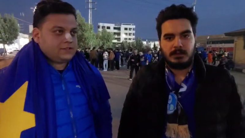صحبت های هواداران استقلال قبل از بازی با مس