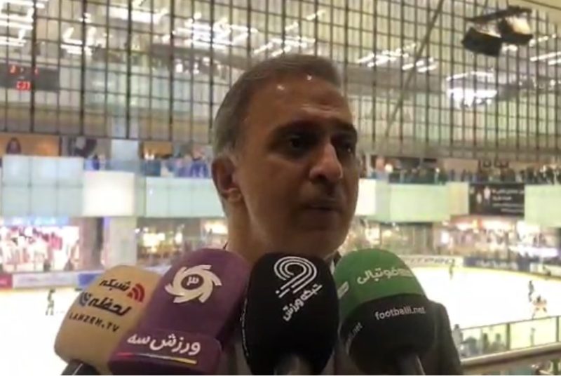 گفتگو با حسین بابویی، رییس فدراسیون دانش آموزی در حاشیه اختتامیه لیگ هاکی روی یخ نونهالان