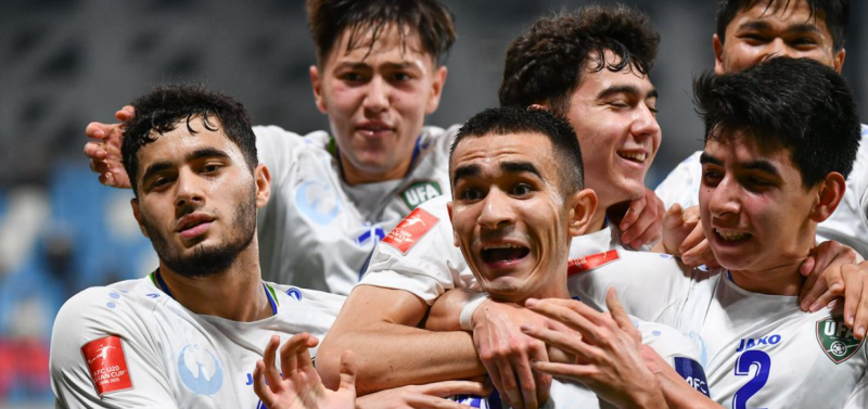 Group C &#۸۲۱۱; MD۲: Indonesia ۱-۳ Uzbekistan