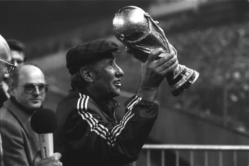The man in the hat leaves his mark