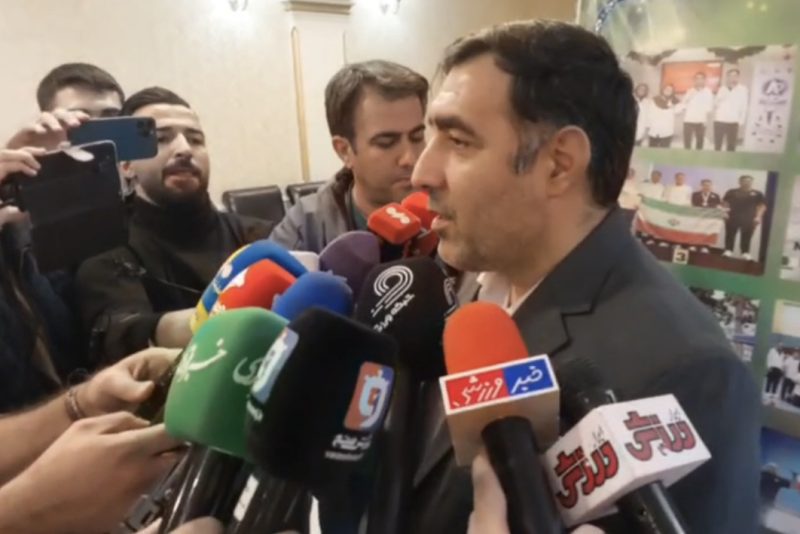 گفتگو با علی جوادی، مدیرکل ورزش و جوانان استان تهران در مراسم تقدیر از قهرمانان ناشنوا