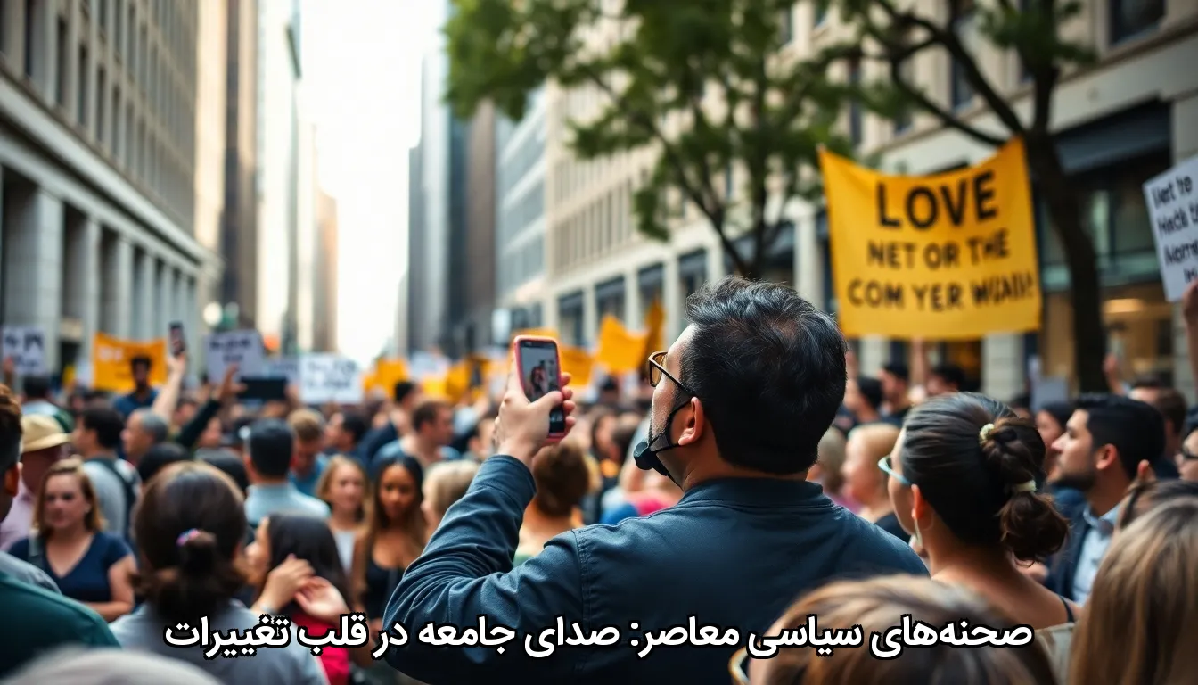 صحنه‌های سیاسی معاصر: صدای جامعه در قلب تغییرات