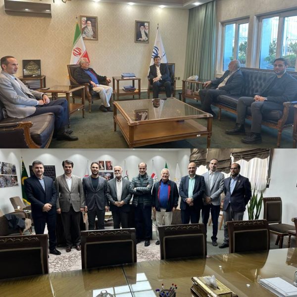 دیدار نوروزی رییس انجمن هاکی روی یخ با وزیر ورزش وجوانان و رییس کمیته ملی المپیک