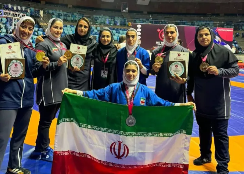 قهرمانی دختران کشتی آلیش ایران در آسیا