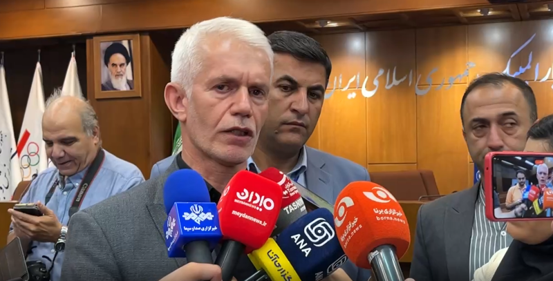 گفتگو با اسبقیان، معاون توسعه ورزش قهرمانی و حرفه ای وزارت ورزش در حاشیه انتخابات فدراسیون اسکی