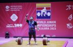 حضور طاها نعمتی مقدم در جمع نخبگان جوان وزنه‌برداری جهان