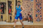 حضور علی ارسلان با دوبنده تیم ملی صربستان در تمرینات تیم ملی کشتی فرنگی ایران