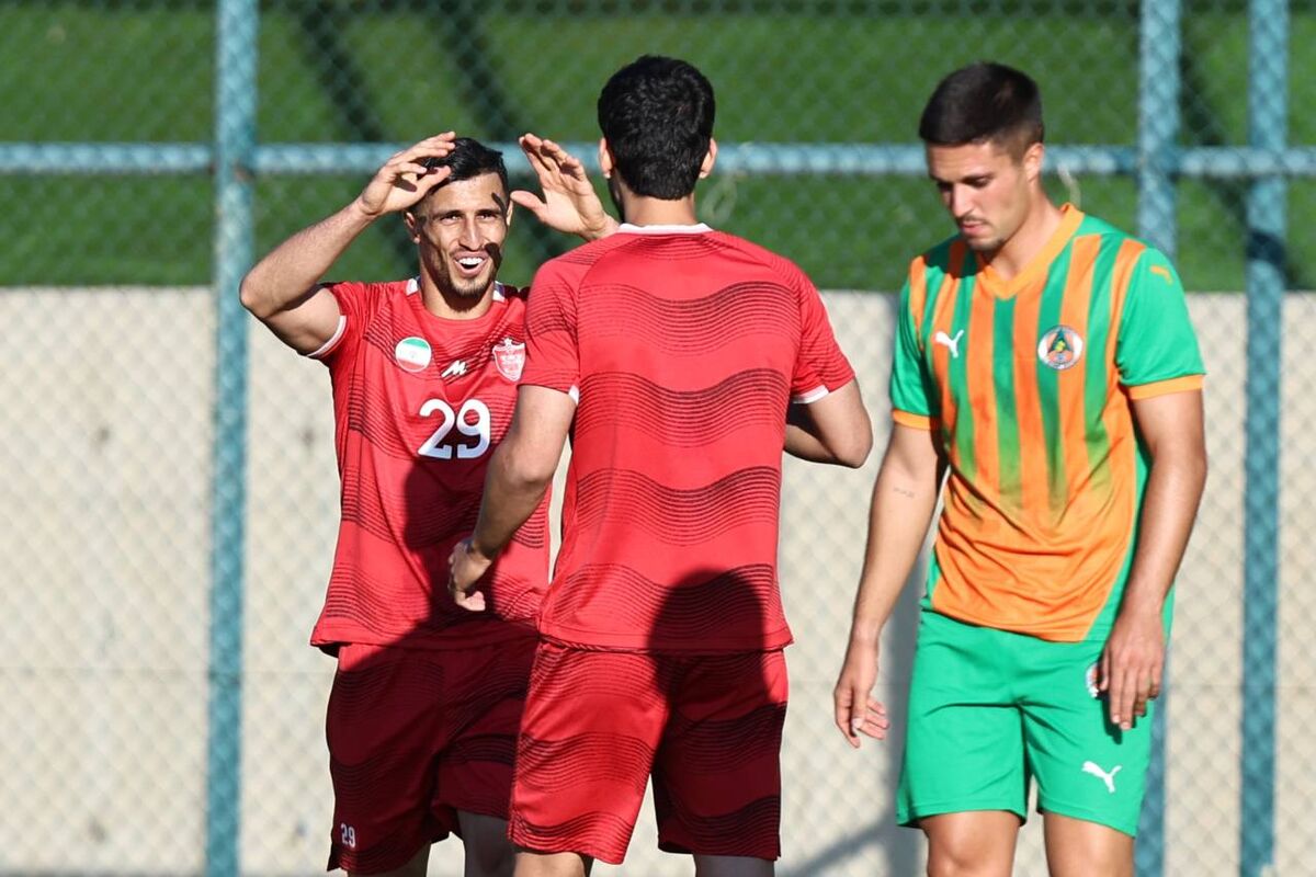 علی علیپور با پیشانی زخمی در تمرین پرسپولیس؛ غیرت در قامت سرخ