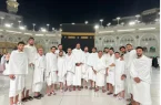 ملی‌پوشان بسکتبال ایران پس از مدال برنز آسیا به زیارت خانه خدا رفتند