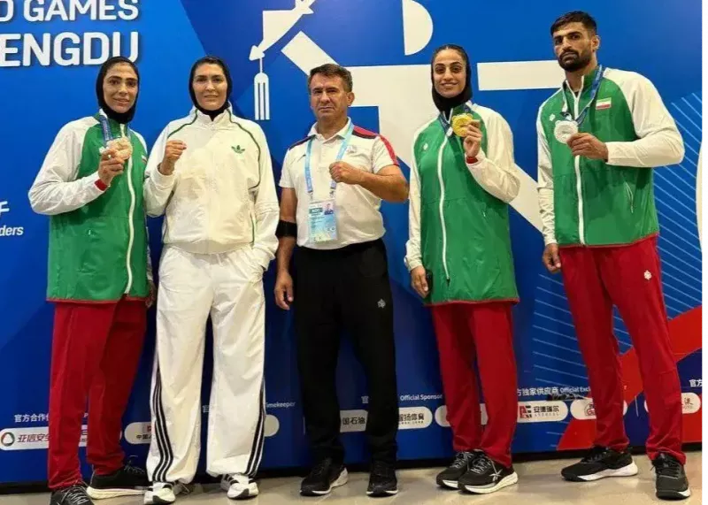 درخشش ووشوکاران ایران در بازی‌های جهانی ۲۰۲۵ چنگدو با ۴ مدال رنگارنگ