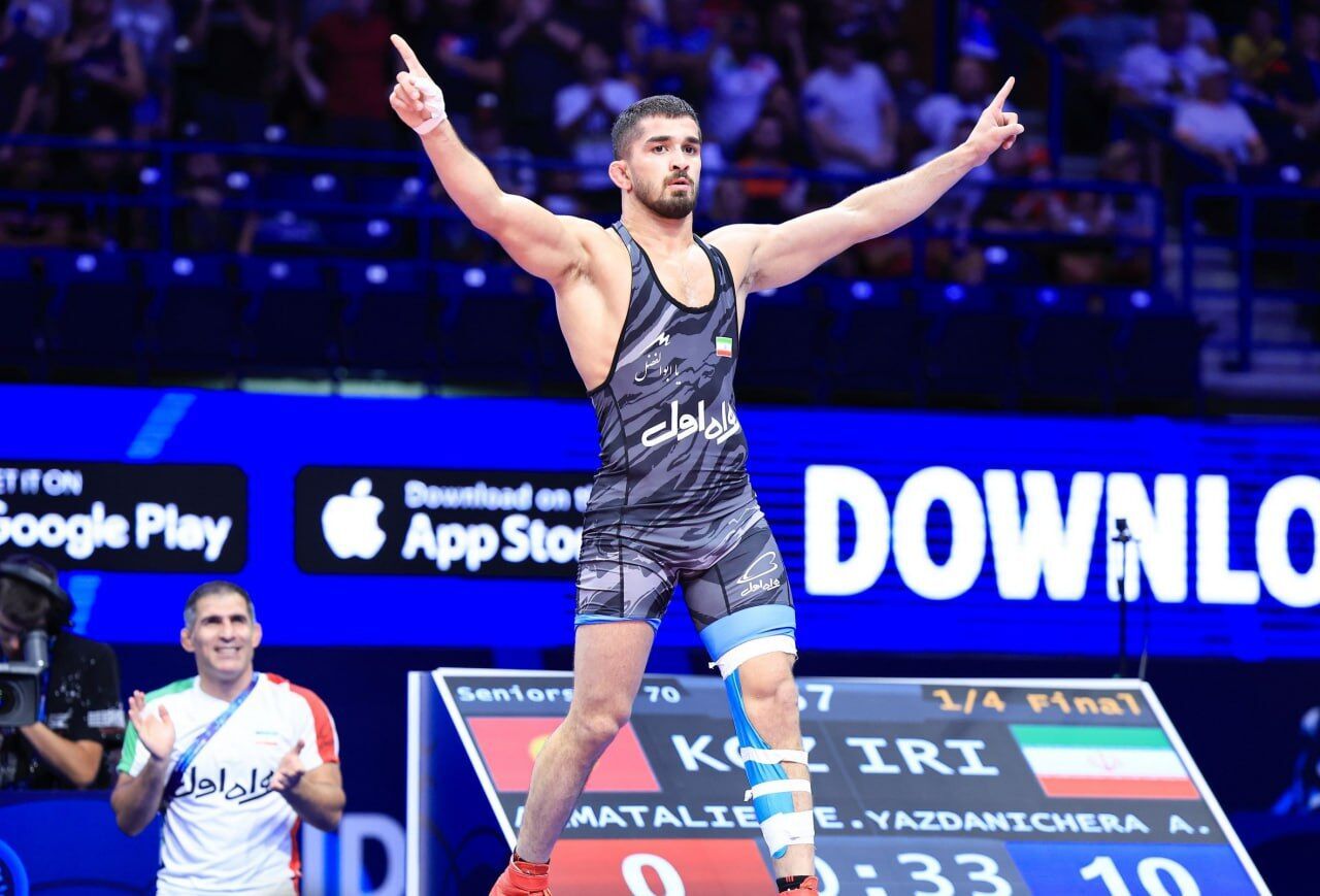 حذف امیرمحمد یزدانی از کشتی آزاد قهرمانی جهان ۲۰۲۵ زاگرب