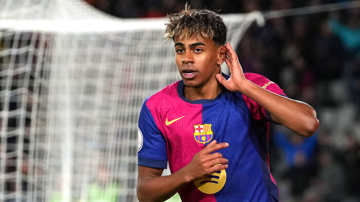 لامین یامال، ستاره ۱۸ ساله بارسلونا،آرزویم توپ طلا و قهرمانی لیگ قهرمانان است