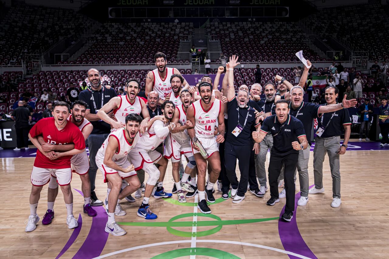 صعود بسکتبال ایران به رده ۲۶ جهان و جایگاه چهارم آسیا در رنکینگ فیبا
