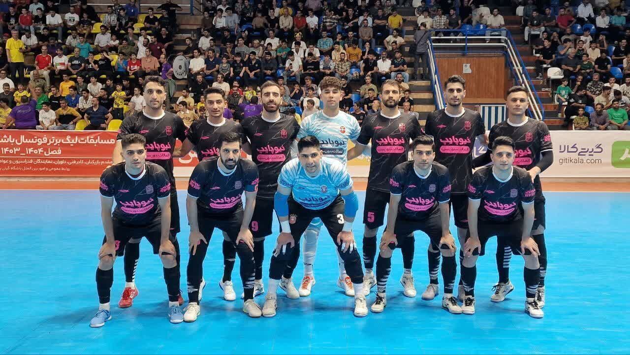 برتری قاطع ۷ بر ۲ در لیگ برتر فوتسال