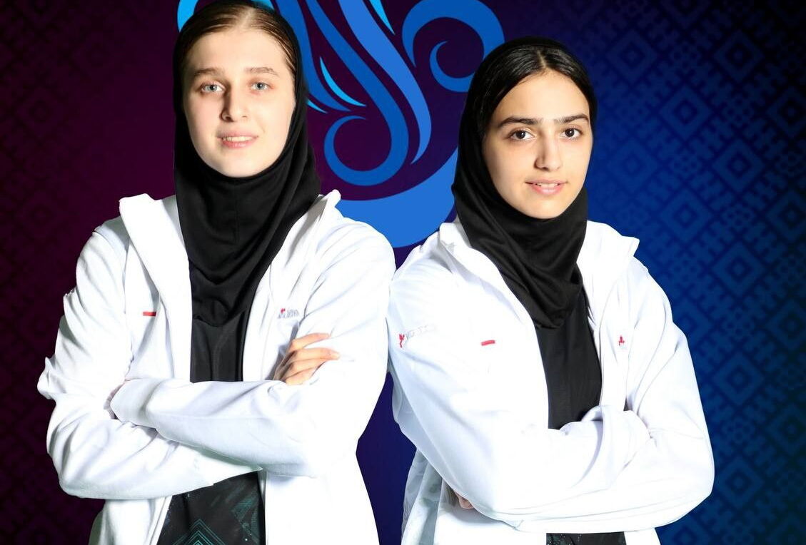 طلای بدمینتون جام کاسپین برای پریا اسکندری و هانا ملاکریمی در انزلی