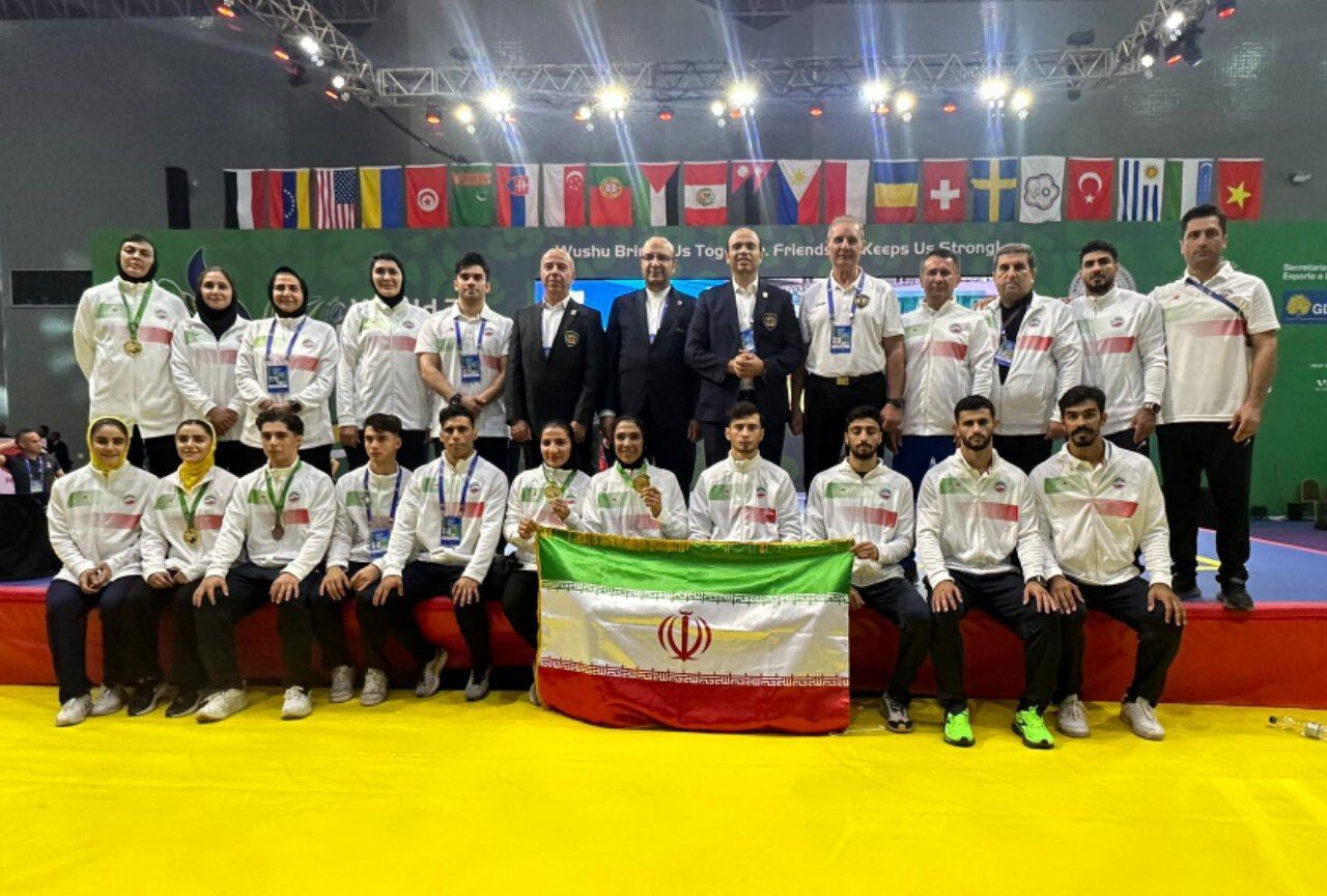 درخشش تاریخی ووشو ایران / نایب‌قهرمانی جهان با ۱۰ مدال و ۶ طلای درخشان