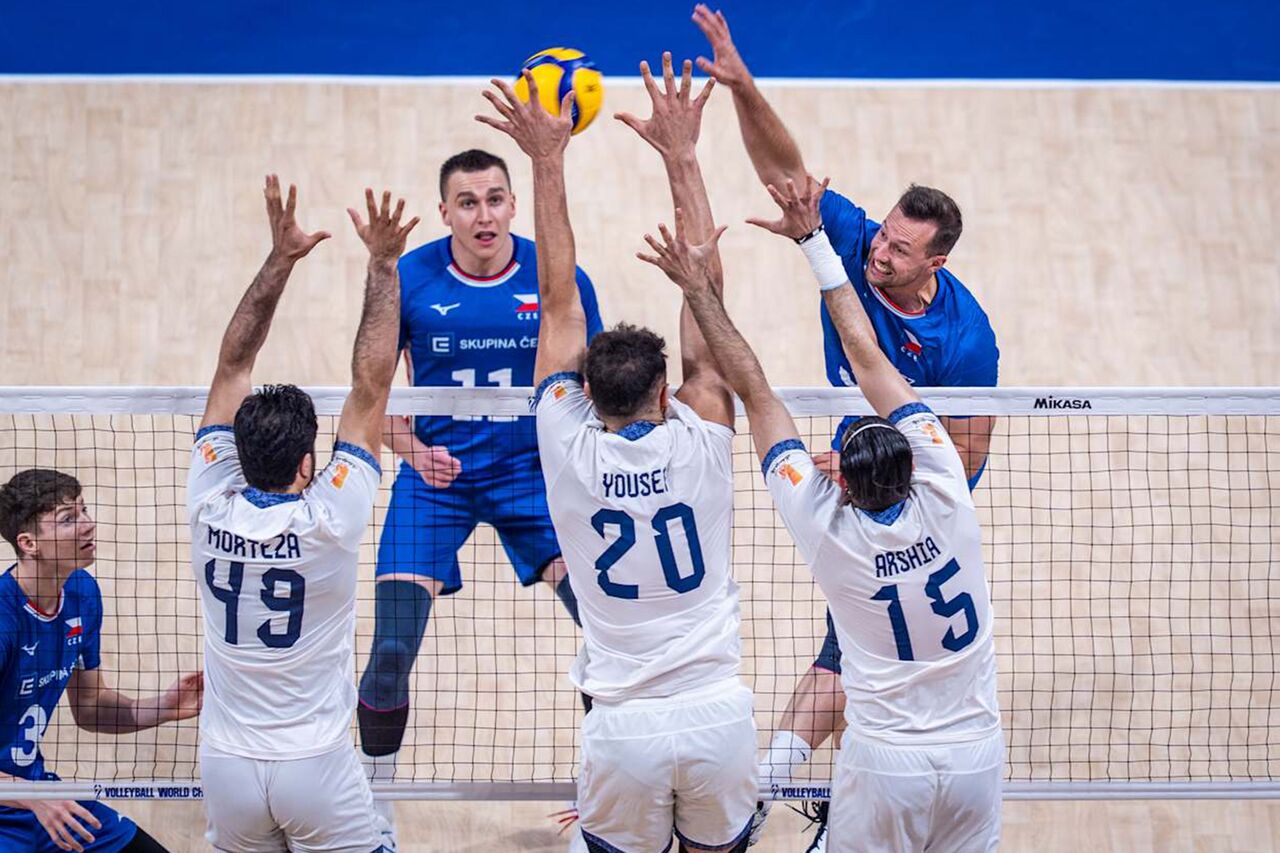 وداع تلخ ایران از والیبال قهرمانی جهان با شکست برابر جمهوری چک