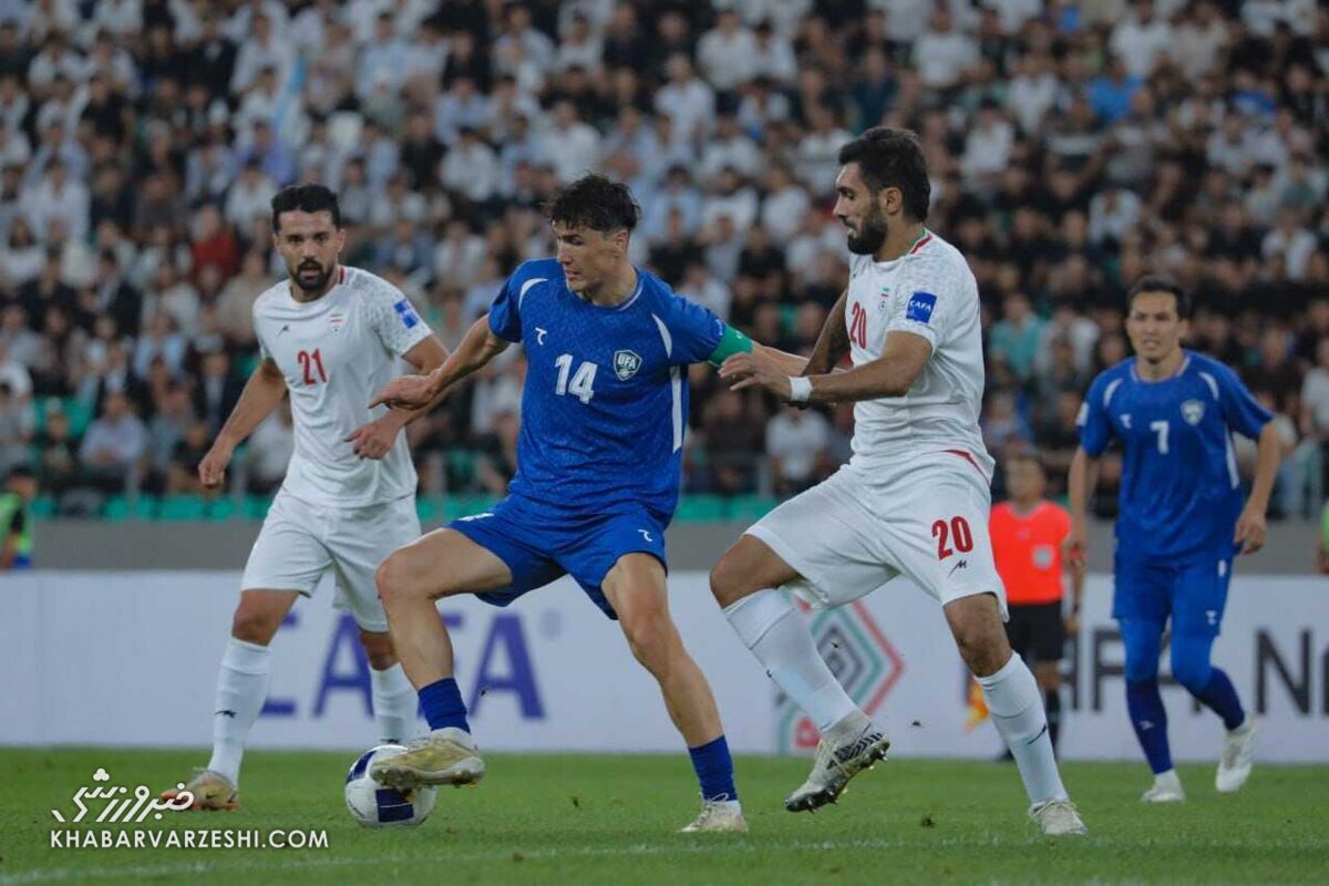 سنگ‌تمام VAR برای ازبکها؛ تبدیل قرمز به زرد!