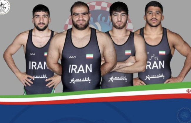۳ مدال کشتی فرنگی ایران در ۴ وزن نخست قهرمانی جهان