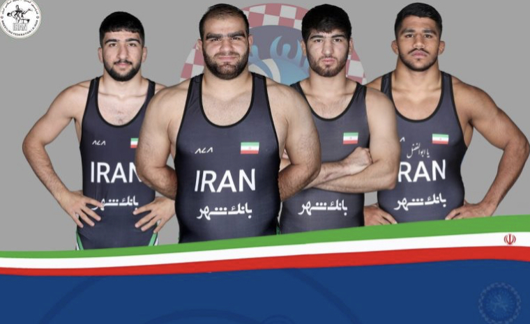 ۳ مدال کشتی فرنگی ایران در ۴ وزن نخست قهرمانی جهان