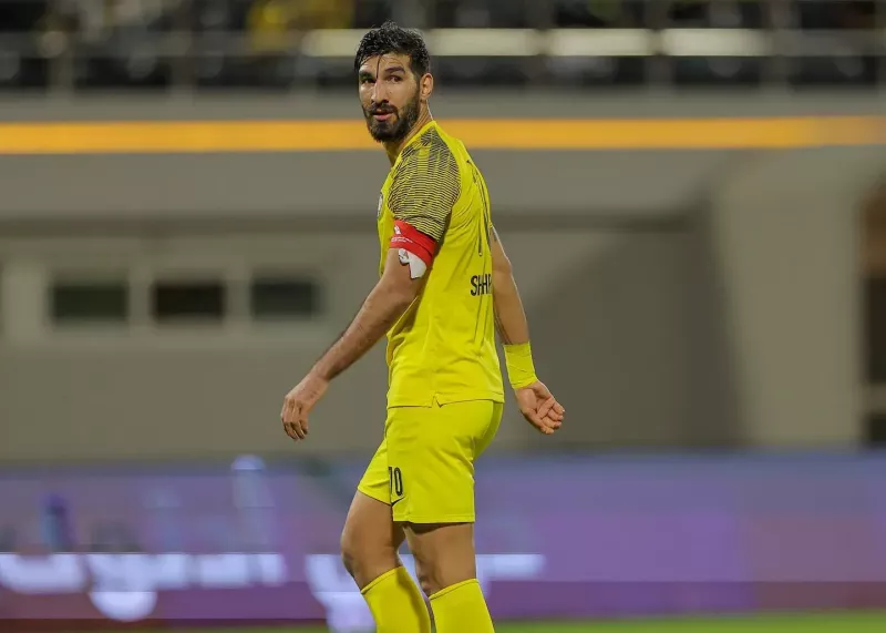 غیبت شهریار مغانلو در دیدار کلباء مقابل الوحده به دلیل مصدومیت