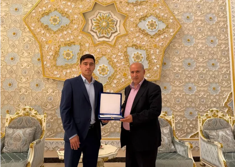 حضور مهدی تاج در تاجیکستان برای تماشای دیدار تیم ملی ایران