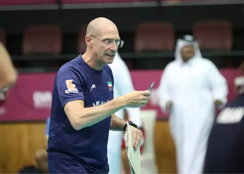 عصبانیت پیاتزا پس از دیدار دوستانه با قطر؛ تمرینات تیم ملی والیبال فشردهتر میشود