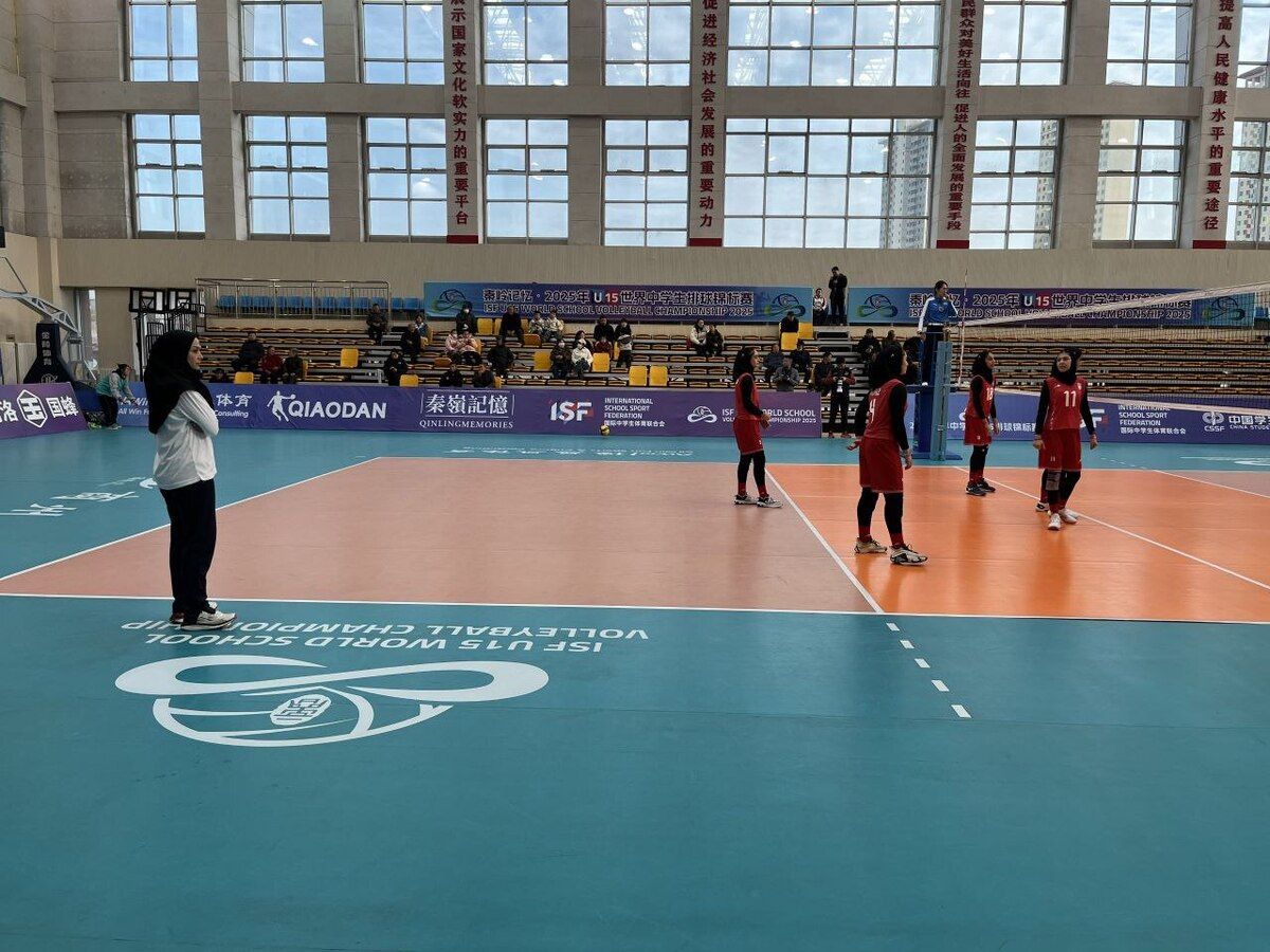 پیروزی درخشان دختران والیبال ایران برابر بلغارستان در مسیر قهرمانی دانش‌آموزان جهان