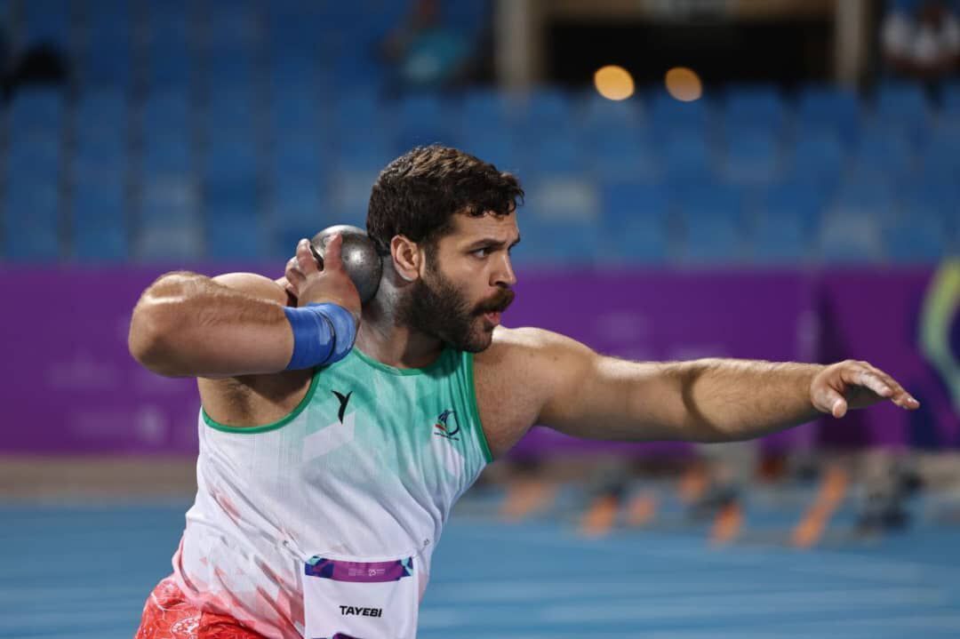 نقره ارزشمند طیبی در ریاض با وجود تمرین محدود و رقابت با پرتابگر ۲۱ متری