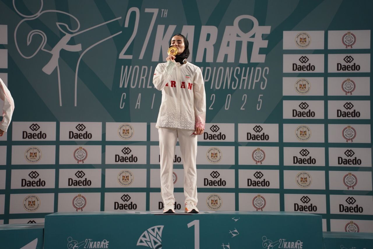 گلشادنژاد پس از فتح طلای جهان: هیچ‌چیز باارزش‌تر از افتخار برای کشورم نیست؛ مسئولیت‌ سنگین‌تر شد