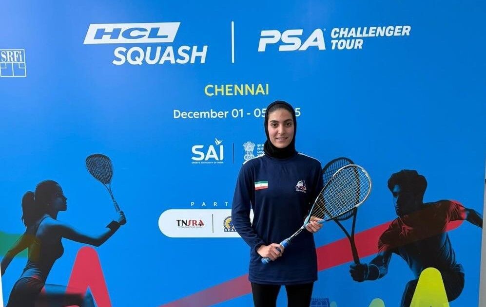 پیروزی ارزشمند فرشته اقتداری در آغاز رقابت‌های اسکواش جهانی در چنای