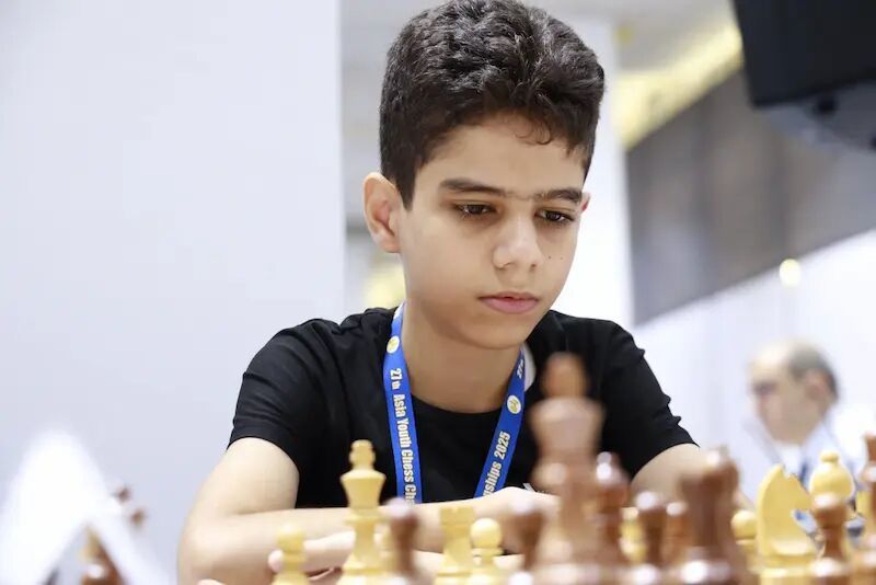 طلای آسیایی شطرنج به نام نوجوان گیلانی ثبت شد؛ باراد احمدی قهرمان زیر ۱۴ سال آسیا شد