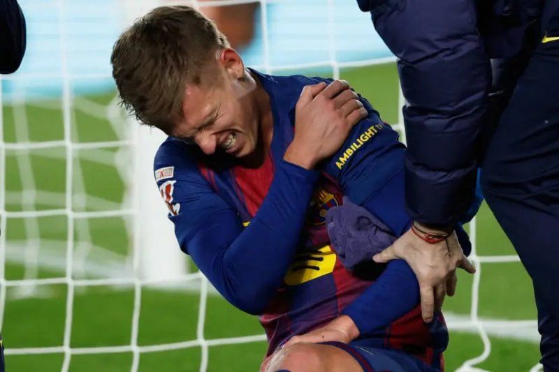 بدشانسی تازه برای اولمو و نگرانی بارسلونا از غیبت طولانی ستاره خط میانی