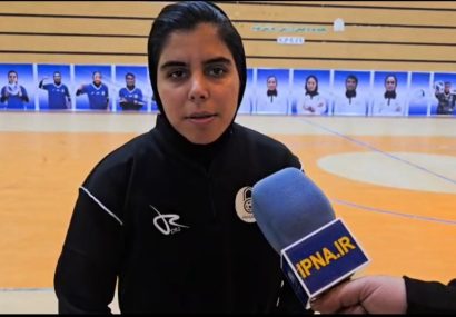 مصاحبه با بهرامی بعد از دیدار دو تیم فوتسال بانوان استقلال و ثامن مشهد