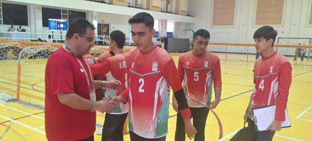 شکست نزدیک تیم گلبال پسران ایران مقابل کره جنوبی در پاراآسیایی امارات