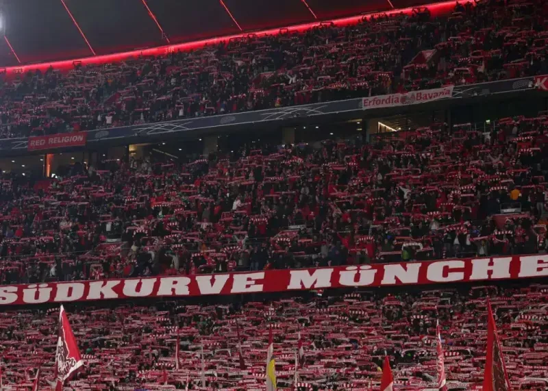 نمایش سازمان‌یافته اولتراهای بایرن در آلیانز آرنا و پیامدهای سنگین انضباطی پیش‌رو