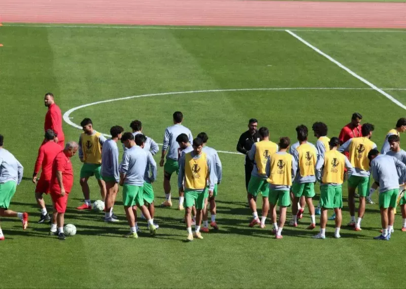 تمرین هدفمند امیدهای ایران پس از توقف برابر کره و تمرکز روی دیدار سرنوشت‌ساز