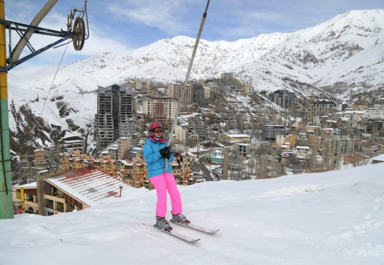 📸گزارش تصویری از مسابقات المپیاد استعدادهای برتر اسکی در پیست بین المللی شمشک