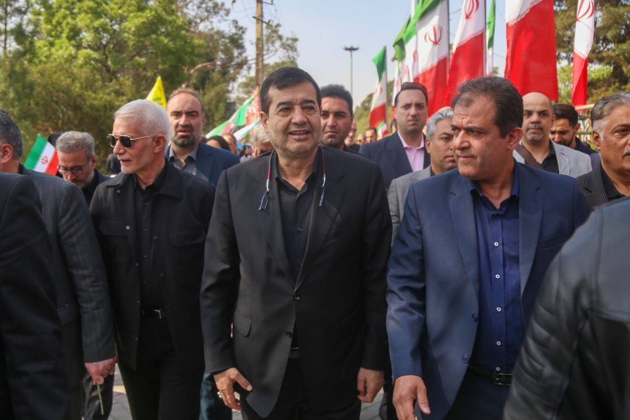 مراسم بزرگداشت ورزشکاران جانباخته جنگ رمضان با حضور وزیر ورزش برگزار شد