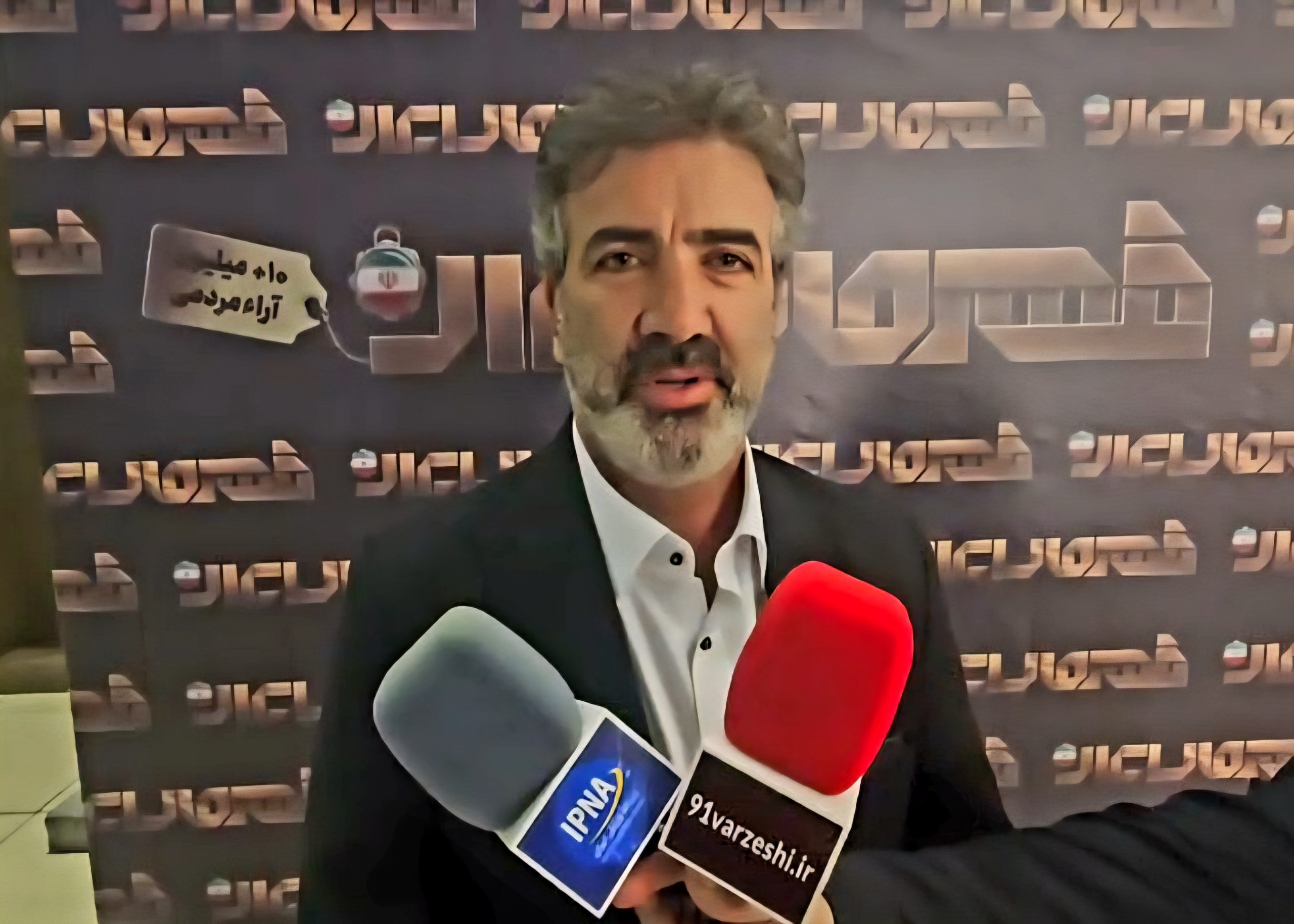 صحبت های بهروز رهبری فرد در حاشیه مراسم قهرمان ایران