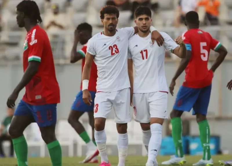ایران با سه گل پیاپی گامبیا را شکست داد