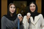 عیادت ناهید کیانی از مبینا نعمتزاده پس از جراحی زانو