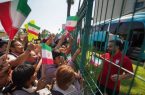 ورود تیم ملی ایران به لس‌آنجلس برای دیدار نیوزیلند