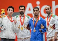 طلای پاراتکواندو ناگویا بر گردن علیرضا بخت؛ شکست قاطع حریف کره‌ای در فینال